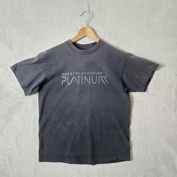 Vintage Dorothy Schoelen Platinum T-shirt Size Large Single Stitch 90s USA - Picture 2 of 7